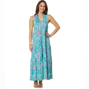 Lilly Pulitzer - Malone Maxi Tiered Swing dress - MEDIUM